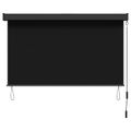 vidaXL Roleta Čierna 160 x 250 cm Textil a hliník