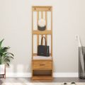 vidaXL Halový strom SANDNES 45x40x159,5 cm masívna borovica