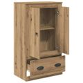 vidaXL Highboard Remeselný dub 60 x 35,5 x 103,5 cm Kompozitné drevo