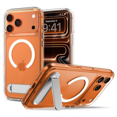 Spigen Ultra Hybrid ”S” Mag Magsafe puzdro pre iPhone 17 Pro Číre/Biele