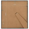 vidaXL Fotorámiky na stôl, koláž 3 ks, čierne 30x30 cm, MDF