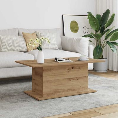 vidaXL Konferenčný stolík dub artisan 102x55,5x40 cm kompozitné drevo