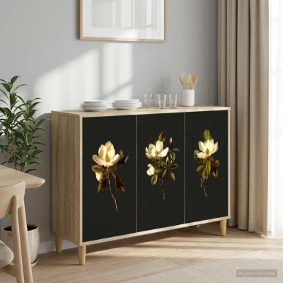vidaXL Servírovacia skriňa BREMEN Sonoma 102 x 33 x 75 cm