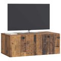 vidaXL Nástenná TV skrinka Nástenný Staré drevo 78,5 x 41 x 30 cm