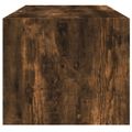 vidaXL Konferenčný stolík sklenené dvierka dub sonoma 102x50x42 cm