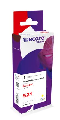 WECARE ARMOR ink kompatibilný s CANON CLi-521Y,žltá/yellow