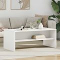 vidaXL Konferenčný stolík Biela 100 x 50 x 40 cm Kompozitné drevo