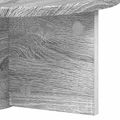 vidaXL Stenná polica 2 ks Sivý Sonoma 38 x 19 x 19 cm Kompozitné drevo