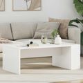 vidaXL Konferenčný stolík Biela 95 x 50 x 34 cm Kompozitné drevo
