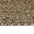 vidaXL Koberec do oblasti Prírodná a čierna 140 x 200 cm Juta
