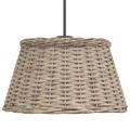 vidaXL Tienidlo na stropnú lampu hnedé Ø50x30 cm prútené