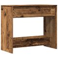 vidaXL Konzolový stolík staré drevo 89x41x76,5 cm kompozitné drevo