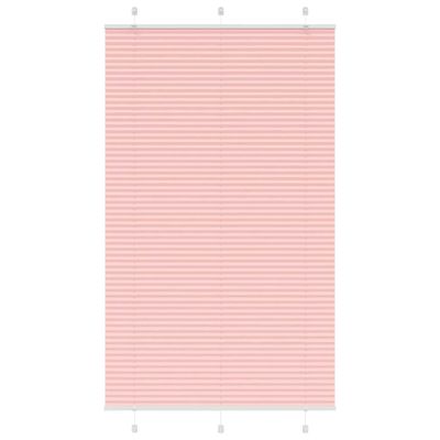 vidaXL Plisovaná roleta ružová 120x200 cm šírka látky 119,4 cm polyester