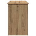 vidaXL Stôl dub artisan 102x50x75 cm kompozitné drevo