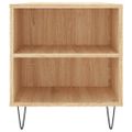 vidaXL Konferenčný stolík dub sonoma 102x44,5x50 cm kompozitné drevo