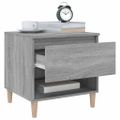 vidaXL Nočné stolíky 2 ks sivý dub sonoma 50x46x50 spracované drevo