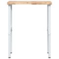 vidaXL Pracovný stôl 80x60x(73-99,5) cm masívna akácia obdĺžnik