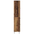vidaXL Highboard Staré drevo 69,5 x 34 x 90 cm Kompozitné drevo