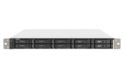 QNAP TS-h1090FU-7302P-128G (AMD EPYC, 128GB ECC RAM, 10x 2,5'' U.2/SATA, 2x PCIe, 2x 2,5GbE, 2x25GbE)