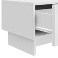 vidaXL TV skrinka 147 x 34,5 x 30 cm Biela s vysokým leskom