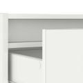 vidaXL TV skrinka s LED svetlami, biela 75x35,5x25 cm