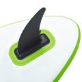 vidaXL Nafukovací Stand up paddleboard s plachtou, zeleno biely