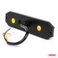 Výstražné osvetlenie oranžové 6x3W LED R65 R10 12/24V IP6K9K AMIO-03930