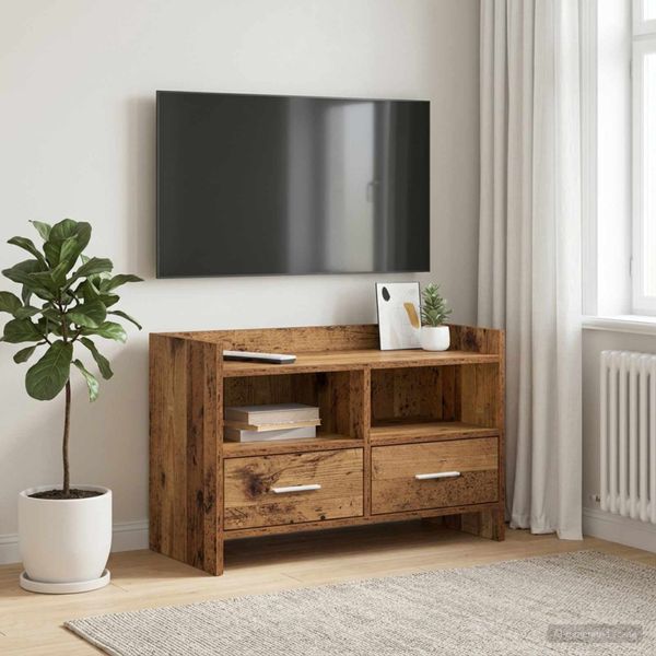 vidaXL TV skrinka 71,5 x 33 x 47 cm Staré drevo Kompozitné drevo