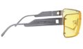 GUNNAR kancelářske/herní brýle CYBERPUNK DEX * STEEL *jantárová skla BLF 65 * GUNNAR focus Brýle, Amber Max cocky, hliníkovo-magnesiová slitina, anti-reflexní povlak, ochrana proti modrému svetlu, 100% UV blokace, oficiá