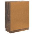 vidaXL Servírovacia skriňa so zásuvkou Dymový dub 66 x 34,5 x 87 cm