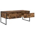 vidaXL Konferenčný stolík Dymová dub 100 x 46 x 40 cm Kompozitné drevo