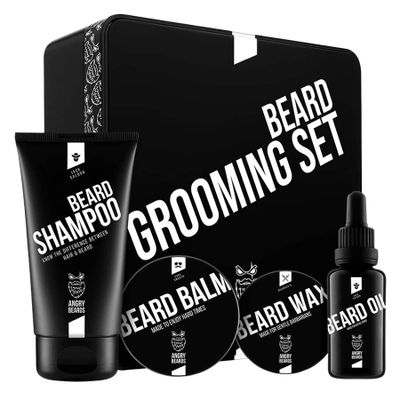Set starostlivosti o bradu a fúzy ANGRY BEARDS Smooth