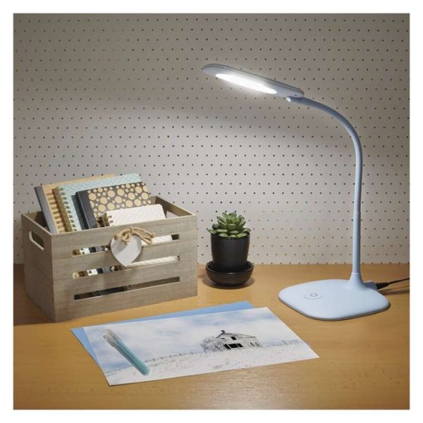 LED stolná lampa STELLA, modrá