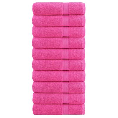 vidaXL Prémiové osušky SOLUND 10 ks fialové 100x150 cm 600 g/m2
