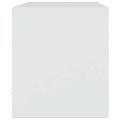 vidaXL TV skrinky 2 ks biele 67x39x44 cm oceľ