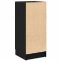 vidaXL Servírovacia skriňa 2 ks Čierny dub 30 x 30 x 70 cm