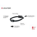 LEDLENSER NEO3, Čelovka 400lm, IP54, čierna-šedá