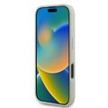 Puzdro Guess GUHMP16SPGHSMME iPhone 16 béžové/béžové tvrdé puzdro Grained Ring MagSafe