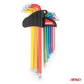 Imbusové TORX kľúče z ocele S2 9ks AMiO-04301