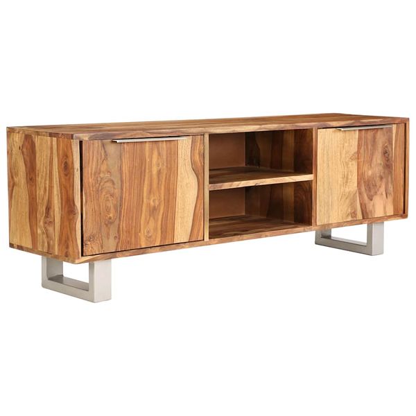vidaXL TV stolík, akáciaové drevo s medovým odtieňom 118x30x40 cm