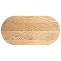 vidaXL Stolová doska 100x50x2 cm dubový masív oválny