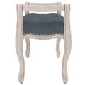 vidaXL Lavička tmavosivá 110x45x60 cm zamat