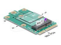 Adaptér Mini PCIe samec na M.2 Key E slot