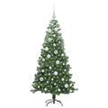 vidaXL Vianočný stromček Zelená 120 cm PVC