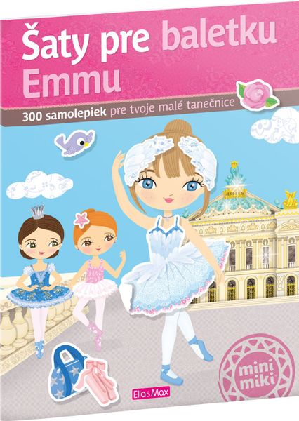 Šaty pre baletku EMMU – Kniha samolepiek