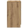 vidaXL Nočné stolíky 2 ks dub artisan 39x35x65 cm kompozitné drevo