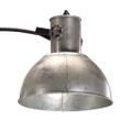 vidaXL Podlahová lampa 25 W starožitná strieborná 150 cm E27