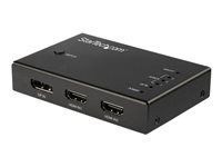 3x HDMI & 1x DisplayPort - 4K 60Hz - Prepínač video/audio - 3 x HDMI + 1 x DisplayPort - desktop