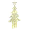 vidaXL Vianočný stromček 240 LED Teplá biela 181 cm PET