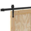 vidaXL Posuvné dvere ORKDAL 61 x 198,5 cm Borovicový masív Prírodná